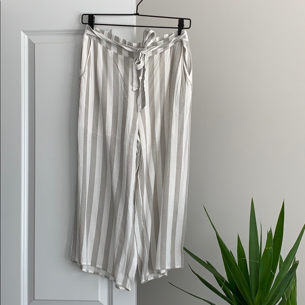 Striped culottes